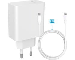 45W USB C Lader - Geschikt voor iPhone - Snellader - Met USB-C naar 8-PIN Kabel Opladerkabel 2 Meter