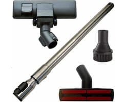Maxorado Stofzuiger Set 4-delig - Vloerzuigmond + buis + pluisjes dierenhaar mondstuk + meubelborstel - geschikt voor Miele SBD, 285-2, 285-3, 265-3, H1, C1, C2, C3, S, CX1, S8340