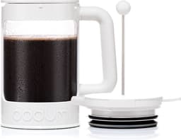 Bodum | Bean Cafetière voor ijskoffie / cold brew | Kunststof BPA-vrij | 1.5L | 12 kops | Wit — thumbnail 1