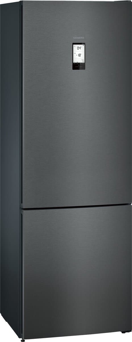 Siemens iQ500 KG49NAXDP koel-vriescombinatie Vrijstaand 438 l D Zwart — afbeelding 1