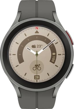 Samsung Galaxy Watch5 Pro - Wifi - Smartwatch heren en dames - 45 mm - Titanium — thumbnail 1