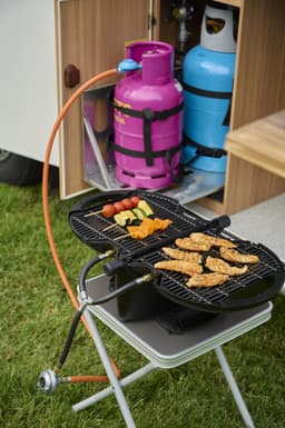 nomadiQ HOLIDAY barbecue pakket - de ultieme gas barbecue incl. accessoires voor vakantie met de boot, camper of caravan — thumbnail 3
