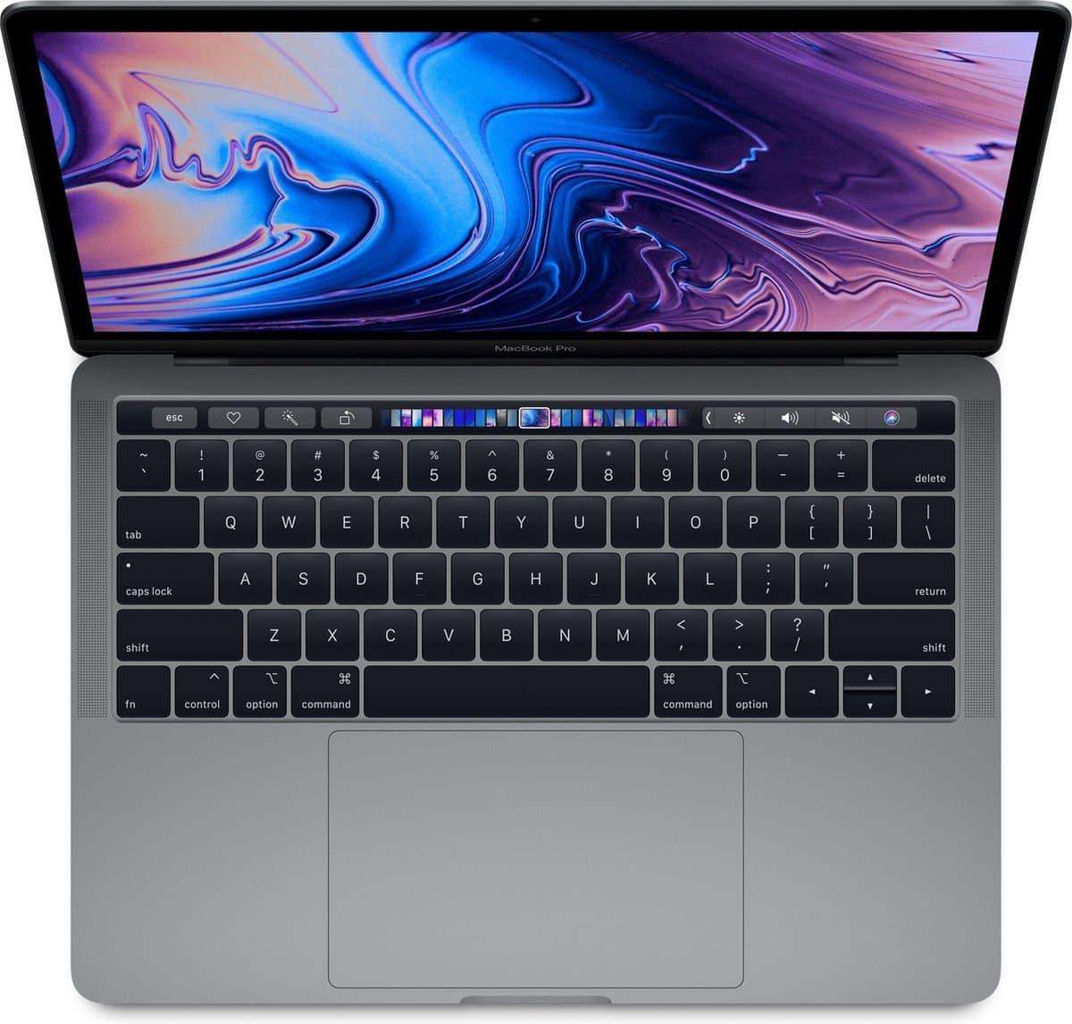 Apple MacBook Pro Intel® Core™ i5 i5-8259U Laptop 33,8 cm (13.3") 8 GB LPDDR3-SDRAM 256 GB Flash macOS Mojave Grijs — afbeelding 1