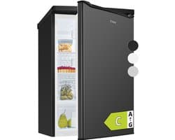 Bomann VS 7258 Koelkast zonder Vriesvak - 126 Liter - Energieklasse C - Inverter Compressor - Dark Inox Look