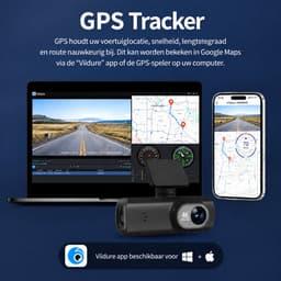 Digisand V22 Dashcam-4K/3840*2160P Cameră auto de bord - Auto Camera Voor & Achter Dubbele Lens-Wifi & App-G-sensor-Auto DVR Videorecorder Unghi 170°-GPS-Inclusief 128GB SD-kaart — thumbnail 5