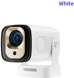 Prime Home Mini projector - Beamer projector - Mini projector 4k - Native 1080P - Android 11 Dual WiFi Bluetooth 5.4 - Autofocus Keystone - 330 ANSI Thuisbioscoop - Wit — thumbnail 1