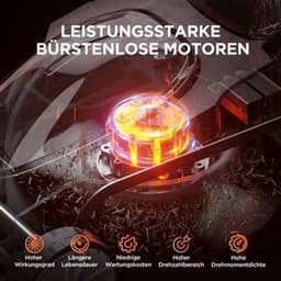 Accu Grasmaaier – Elektrische Grasmaaier – Draadloze Grasmaaier – Tuinmaaier – Gazonsnijder – Borstelloze Motor – 33 cm Maaibreedte, 4,0 Ah Accu, 30L Opvangbak, 25-65 mm Maaihoogte — thumbnail 1