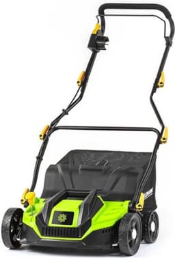 Elektrische Verticuteermachine – Gazonverticuteerder – Mosverwijderaar – Gazonhark – Grasmaaier – 1300 W Motor – Maaibreedte 320 mm – 40 L Opvangbak – Verstelbare Handgreep – Variabele Snijdiepte — thumbnail 1