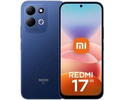 Xiaomi Redmi 17 5G 17,5 cm (6.9) Hybride Dual SIM Android 16.0 USB Type-C 4 GB 256 GB 7500 mAh Blauw