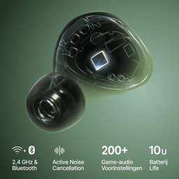 SteelSeries Arctis GameBuds - Draadloze Gaming Oordopjes - 2.4 GHz & Bluetooth - PS5, PC & Mobiel - Matcha — thumbnail 3