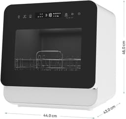 Tafelmodel Vaatwasser 3 Couverts – 7 Programma's – 5L Waterreservoir – 56 dB – Startuitstel – Energieklasse C — thumbnail 5