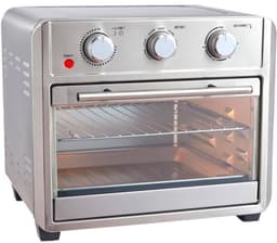 Heteluchtfriteuse Oven - Airfryer Keuken - Grote Maaltijden Bereiden - Snel en Gelijkmatig Koken - 22 Liter - Zwart — thumbnail 1