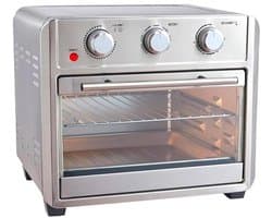 Heteluchtfriteuse Oven - Airfryer Keuken - Grote Maaltijden Bereiden - Snel en Gelijkmatig Koken - 22 Liter - Zwart