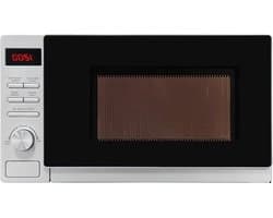 Compacte magnetron - Grillfunctie - Snel eten bereiden - 8 automatische programma's - Inhoud van 20 liter - Zilver