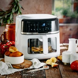 G&G airfryer - Heteluchtfriteuse - Airfryers - Heteluchtoven - Oven - XXL - Met venster - 9 Programma's - 2500W - Verlichting — thumbnail 5