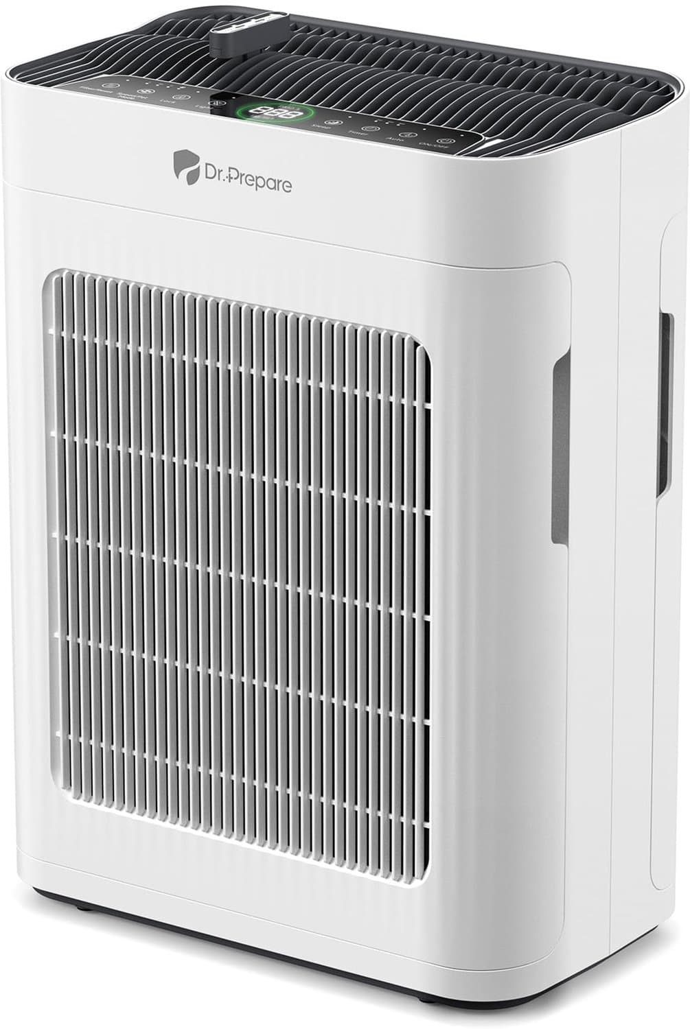 Luchtreiniger HEPA-Filter - Dubbele Zuigkracht 42,5 W - Voor 100 m² - Wit - Draagbare Luchtzuiveraar — afbeelding 1