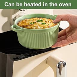 Set van 2 Mini Cocottes met Deksel voor Oven en Magnetron — thumbnail 4