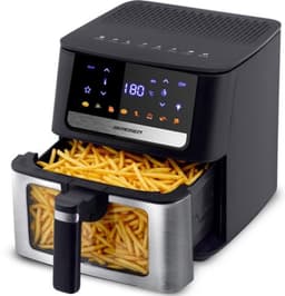 Heteluchtfriteuse, XL, 6,5 liter, airfryer met kijkvenster en touchscreen, 1700 W, 8 programma's, vaatwasmachinebestendig — thumbnail 1