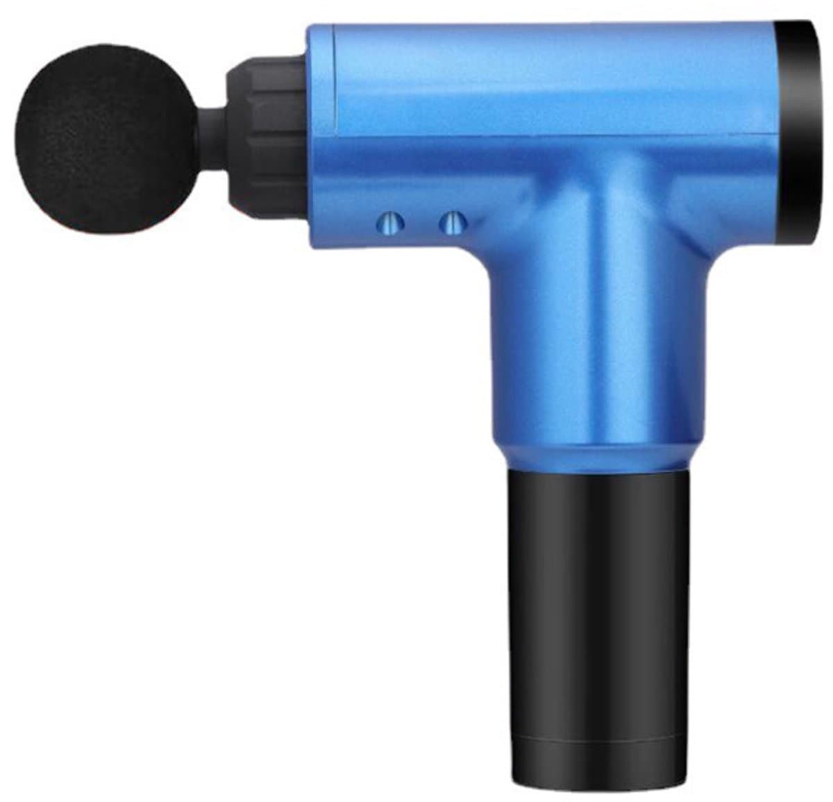 Oplaadbaar massagepistool met 6 snelheden en 4 opzetstukken, draagbaar en draadloos (EU). — afbeelding 1