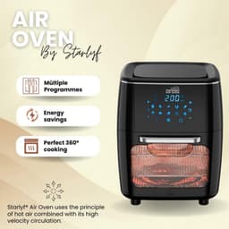 Air Oven friteuse (zonder mand), 1700 W, Air Cycling-technologie, 10 programma's, luchtfriteuse 65-200 °C, touch-ledpaneel, gemakkelijk te reinigen — thumbnail 5