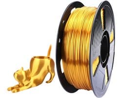 Flexibel Gouden TPU 3D Printer Filament 1.75mm 1kg - Zijdezacht en Sterk Printmateriaal