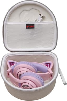 Tas voor Draadloze Over-Ear Koptelefoon voor Kinderen - Wit — thumbnail 1