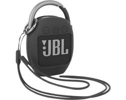 Siliconen hoes voor draagbare bluetooth-luidsprekers - krasbestendige beschermhoes met karabijnhaak en polsband