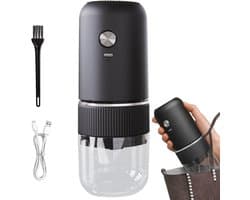 Koffiemolen, draagbare expressomachine, lichte koffiemachine, reisinkoffiemachine met schroef, oplaadbare koffiemachine, campingkoffiemachine, compacte koffiemolen