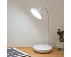 Draadloze Oplaadbare LED Bureau Leeslamp met Touch Control en 3 Helderheden voor Kinderen