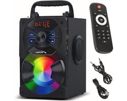 Draagbare Bluetooth luidspreker met 11W output vermogen, radio en USB-aansluiting