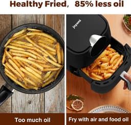 XXL Heteluchtfriteuse 5,7 Liter met Touchscreen en 100+ Recepten — thumbnail 7