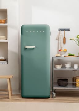 CREATE - Koelkast in retrostijl - Sage - Handvat Gebroken wit - FRIDGE RETRO 281L — thumbnail 6