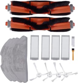Reservestofzuigerset, voor Mi Robot Mop accessoireset, Geschikt voor 2 Lite Pro MJSTL MJST1S veegmachines, inclusief 2 hoofdborstels, 4 filters, 1 borstel, 4 zijlappen — thumbnail 1