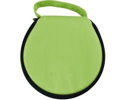 longziming -Grijze CD/DVD Draagtas – Waterdichte Opbergcase voor 20 Schijven – Compact en Veilig voor Auto, Thuis en Reizen – Beschermhoes voor CD’s en DVD’s