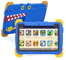 C Idea KinderTablet 10 Inch - KinderTablet - Blauw - Android 15.0 - 64GB - 4GB RAM - 10000 mAh Batterij - Quad Core Processor - Met Smart Watch - Met Touchscreen Pen - Met Leuke Accessoires — thumbnail 1