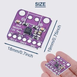 Mono I2S Klasse D Audio Versterker Module Interface met Dupont Kabel — thumbnail 2