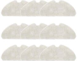 Reserveonderdelen, 9 stuks wisdoeken, Geschikt voor Dreame D10S, D10S Pro, D9 Max Gen 2, D9 Max White, F9 Pro robotstofzuiger, reserveonderdelen, vervangende dweilpad