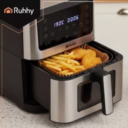 Ruhhy Airfryer papieren inserts 100 stuks 16 x 16 cm — thumbnail 8