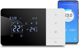 Slimme Wifi Thermostaat voor CV-ketel en Airco met App en Spraakbesturing — thumbnail 1