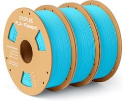 PLA+ 3D Printer Filament Lichtblauw 1.75mm Hoge Precisie 3 Spoelen
