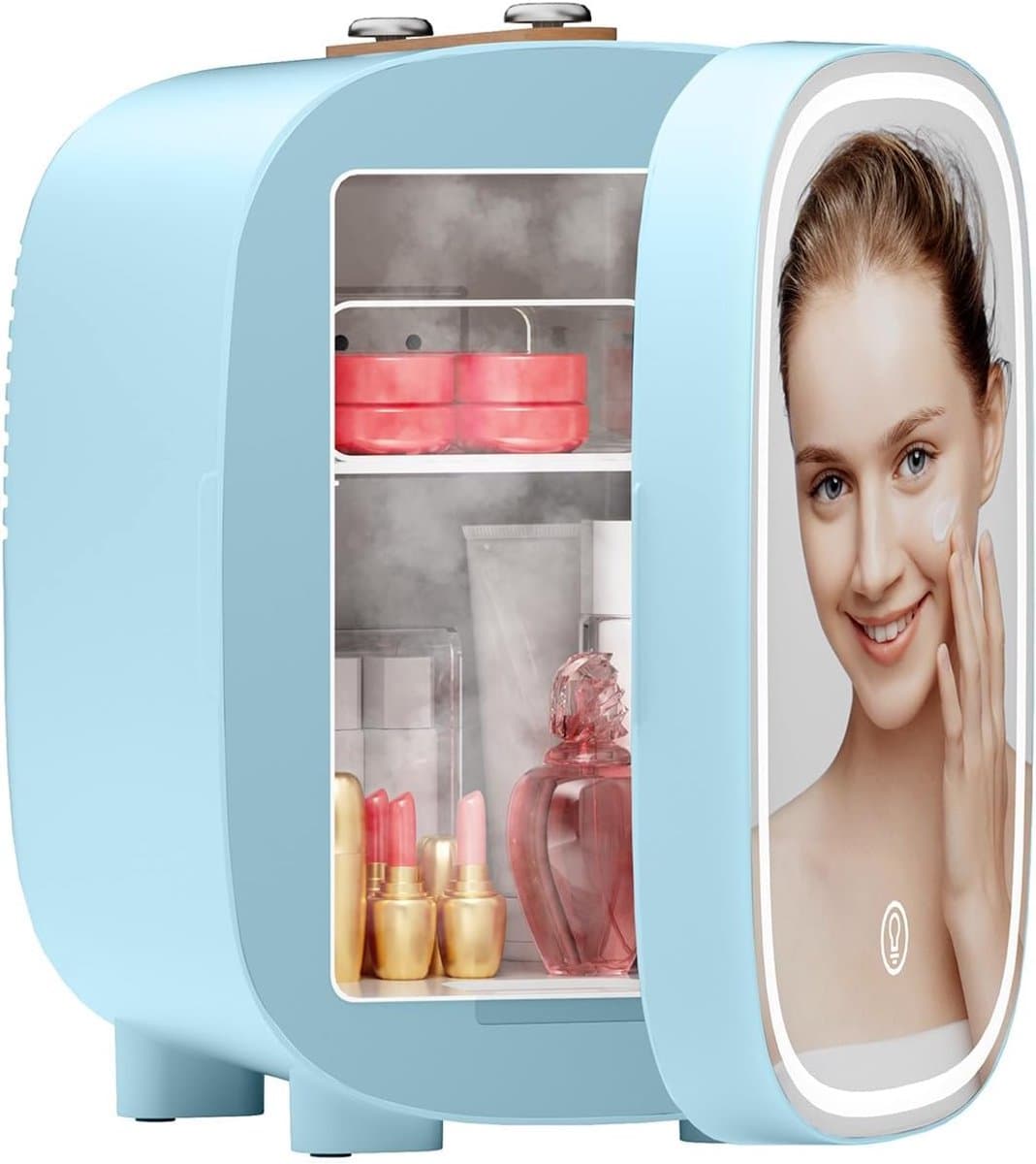 Mini Koelkast - Minibar - Skincare Fridge - Blauw — afbeelding 1