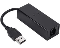 USB 56K Externes DFÜ-Sprachfax-Datanmodem voor Win7 Win8 Win10