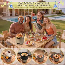 KZQ Draagbare houtskoolgrills, roestvrijstalen mini-houtskoolbarbecue, kleine buitengrill voor kamperen, grillen in de achtertuin, camper, picknick - Groen — thumbnail 3