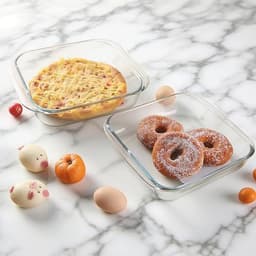 Glazen mini-ovenschaal 0,5 l – Hittebestendige bakplaat voor oven, magnetron en airfryer — thumbnail 6