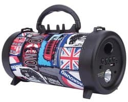 Draadloze Bluetooth-luidspreker met zaklamp en FM-radio