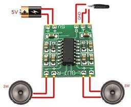 10 Stuks Mini Digitale Versterker 2*3W Klasse D - Compacte Audio Amplifier — thumbnail 2
