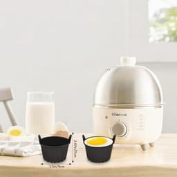 Siliconen Muffinvorm en Poached Egg Mould - Set van 4 voor heteluchtfriteuse — thumbnail 3