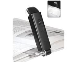 Leeslamp met Clip - Oplaadbare Klemlamp voor Lezers met 2 Helderheidsinstellingen en Oogbescherming