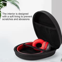 Duurzame Nylon Hoofdtelefoon Tas - Universele Maat - Geschikt voor Sony MDR-XFB950BT - MDRZX310 - COWIN E7 - Bose QC25 - Grado SR80 Black — thumbnail 5