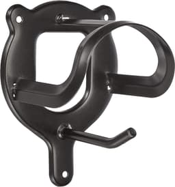 Hoofdstel Houder met Extra Haken - Poedercoating - Metalen Open Top - Rood — thumbnail 1